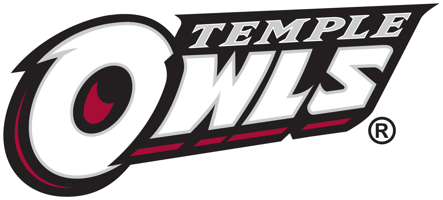 Temple Owls 1996-Pres Wordmark Logo v3 diy iron on heat transfer